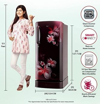 5 Star Smart Inverter Single Door Refrigerator Under 17000
