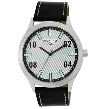 Maxima Analog White Dial Men’s Watch 
