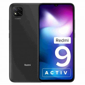 Redmi 9 Activ (Carbon Black, 4GB RAM, 64GB Storage)