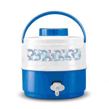 MILTON Plastic Kool Musafir 5000 Insulated Water Jug (Blue, 4.8 L)