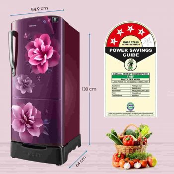 Samsung 183 L 4 Star Digital Inverter Direct Cool Single Door Refrigerator