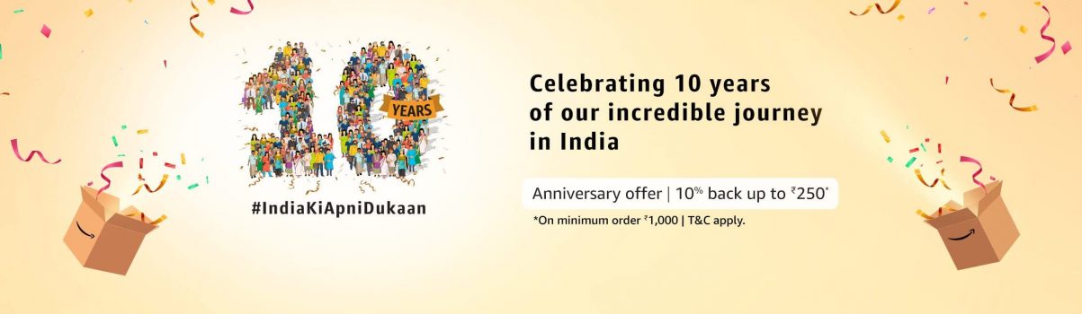 Amazon Wardrobe Refresh Sale : Amazon 10 Years Celebration Offer