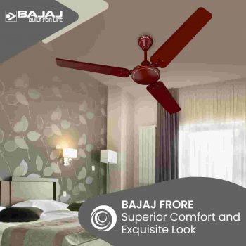 Bajaj Frore EE/12S1 1200mm Brown Ceiling Fan