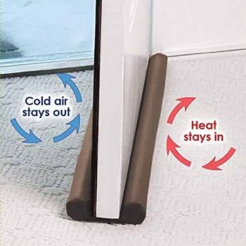 Raxon Innovation Door Bottom Sealing Strip Guard for Home (36 INCHES | Brown, 2)