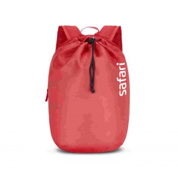Safari 15 Ltrs Cherry Red Casual/School/College Backpack
