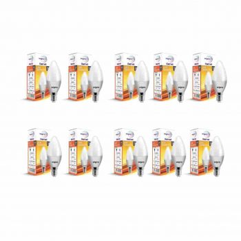 Wipro Garnet Base E14 5-Watt LED Bulb (Yellow)