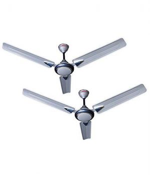ACTIVA 1200 MM high Speed Ceiling Fan Silver Blue-2 Year Warranty (Pack of 2)