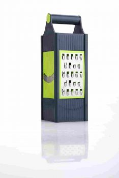 Prime Day Deal : GANESH Flexi 4-in-1 Plastic Slicer and Grater, Shredder Multifunctional Kitchen Tool with 4 Sharp Stainless Steel Blades Cheese