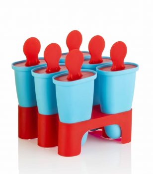 Great Freedom Sale : Clazkit Set of 6 Plastic Reusable Ice Pop Makers