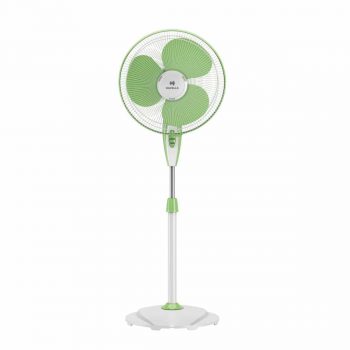 Havells Gatik Neo 400mm Pedestal Fan (White Green)