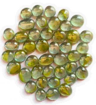Great Freedom Sale : OhhSome Glass Polished Round Crystal Pebbles