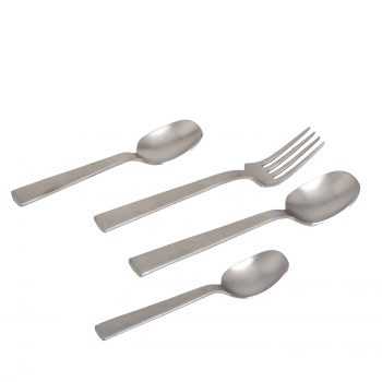 Sanjeev Kapoor Premium Stainless Steel Satin Cutlery (Spoon Set of 24pcs)