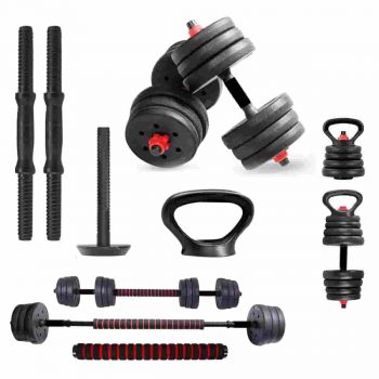 Lifelong LLPVCKBC01 PVC Adjustable Kettle Bell Set 10kg Plate