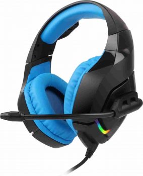 Zebronics Zeb-Rush (Blue) Premium Wired Gaming On Ear Headphones