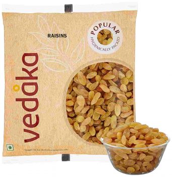 Amazon Brand – Vedaka Popular Raisins, 500g