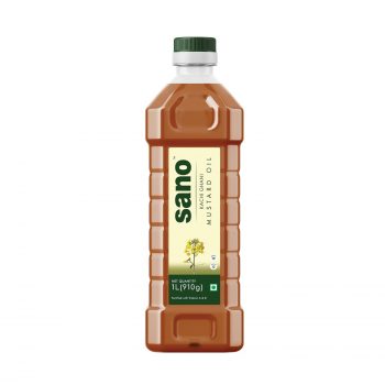 sano Pure & Fresh Kachi Ghani Mustard Oil – 1L