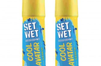 SET WET Deodorant For Men Cool Avatar Refreshing Mint, 150ml (Pack of 2)