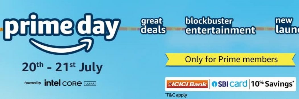 Amazon Prime Day 20-21th July 2024 (ICICI & SBI 10% Discount)