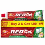 Dabur Red Gel Ayurvedic Toothpaste – 300g (150g x 2, Pack of 2)
