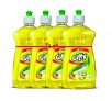 Giffy Lemon & Active Salt Concentrated Dish Wash Gel, 500ml (Pack of 4)