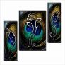Ganesha Set of 3 Panel Digital Painting 12×18 inch