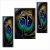 Ganesha Set of 3 Panel Digital Painting 12×18 inch