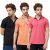 Wear YourOpinion Men’s Slim Fit Polo Collar Neck Half Sleeve Tshirt (Combo Pack of 3)
