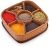 E-COSMOS Plastic Square 7 Sections Multipurpose Masala Box Set