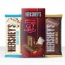 Hershey’s Bar Valentine Greeting Pack Creamy Milk & Cookies N Creme Chocolate, 2 X 100 g